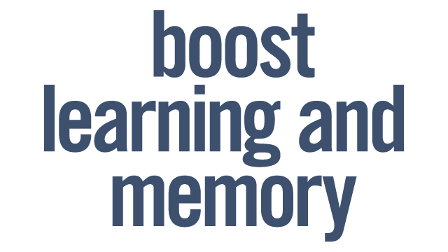 Boost Learning and Memory
